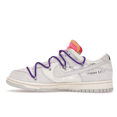 Кроссы Nike Dunk Low Off-White Lot 15 - мужская сетка размеров