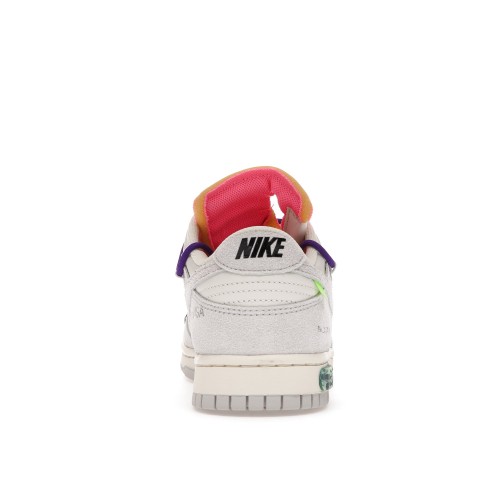 Кроссы Nike Dunk Low Off-White Lot 15 - мужская сетка размеров