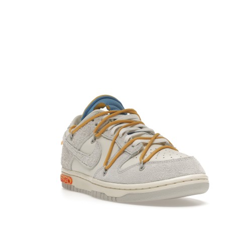 Кроссы Nike Dunk Low Off-White Lot 34 - мужская сетка размеров