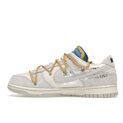 Кроссы Nike Dunk Low Off-White Lot 34 - мужская сетка размеров