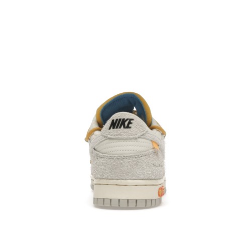 Кроссы Nike Dunk Low Off-White Lot 34 - мужская сетка размеров