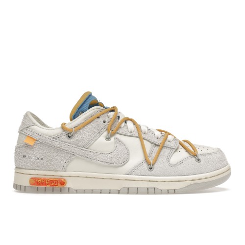 Кроссы Nike Dunk Low Off-White Lot 34 - мужская сетка размеров