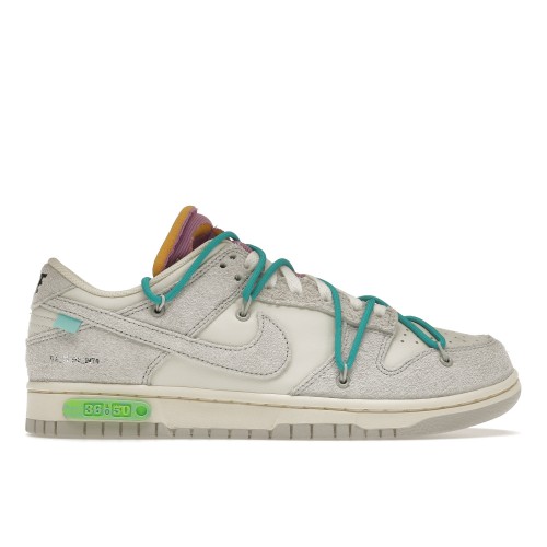 Кроссы Nike Dunk Low Off-White Lot 36 - мужская сетка размеров