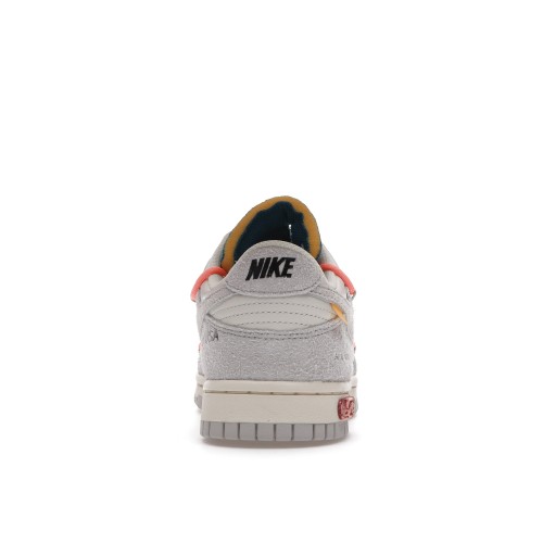 Кроссы Nike Dunk Low Off-White Lot 19 - мужская сетка размеров