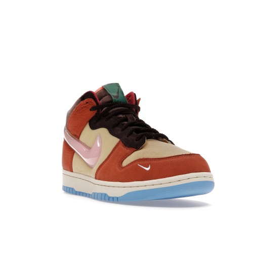 Кроссы Nike Dunk Mid Social Status Free Lunch Chocolate Milk - мужская сетка размеров