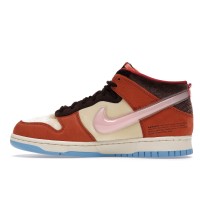 Кроссовки Nike Dunk Mid Social Status Free Lunch Chocolate Milk
