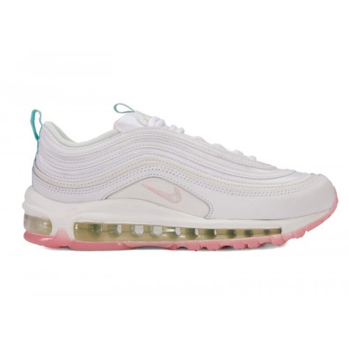 Кроссы Nike Air Max 97 White Barely Green (W) - женская сетка размеров