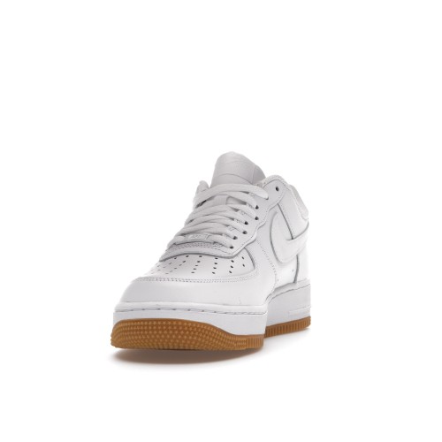 Кроссы Nike Air Force 1 Low White Gum - мужская сетка размеров