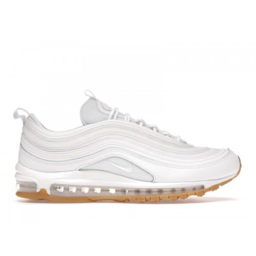 Кроссы Nike Air Max 97 White Gum - мужская сетка размеров