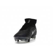 Nike Mercurial Superfly 8 FG Black Metallic Silver Gold