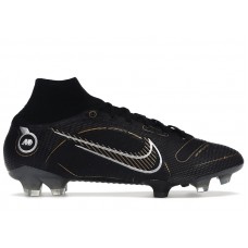 Nike Mercurial Superfly 8 FG Black Metallic Silver Gold
