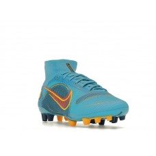 Nike Mercurial Superfly 8 Elite AG Chlorine Blue Laser Orange