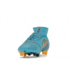 Nike Mercurial Superfly 8 Elite AG Chlorine Blue Laser Orange