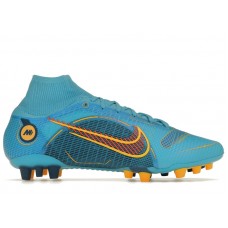 Nike Mercurial Superfly 8 Elite AG Chlorine Blue Laser Orange