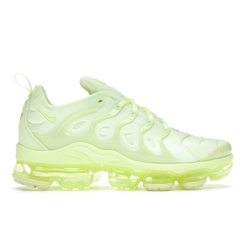 Кроссы Nike Air VaporMax Plus Barely Volt (W) - женская сетка размеров