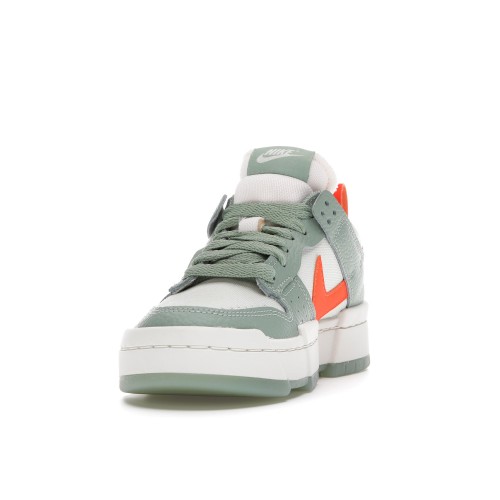 Кроссы Nike Dunk Low Disrupt Sea Glass Hyper Crimson (W) - женская сетка размеров