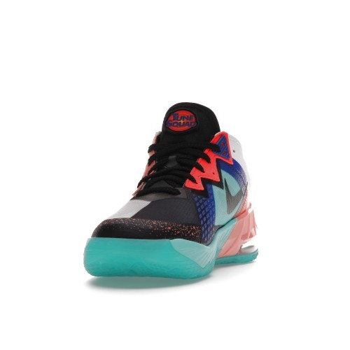 Кроссы Nike LeBron 18 Low Summit White Space Jam (GS) - подростковая сетка размеров