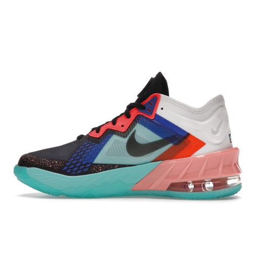 Кроссы Nike LeBron 18 Low Summit White Space Jam (GS) - подростковая сетка размеров