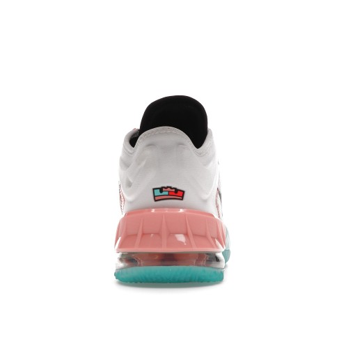 Кроссы Nike LeBron 18 Low Summit White Space Jam (GS) - подростковая сетка размеров