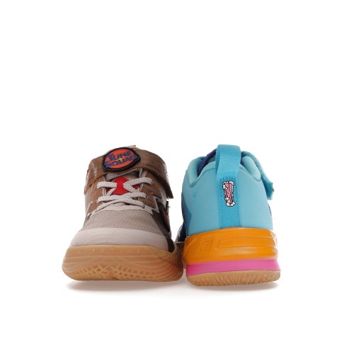 Кроссы Nike LeBron 18 Low Wile E. vs Roadrunner Space Jam (PS) - подростковая сетка размеров
