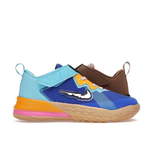 Кроссы Nike LeBron 18 Low Wile E. vs Roadrunner Space Jam (PS) - подростковая сетка размеров