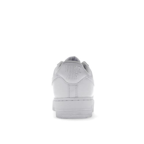 Кроссы Nike Air Force 1 07 Low Color of the Month Triple White - мужская сетка размеров