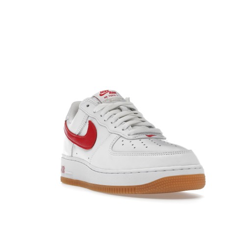 Кроссы Nike Air Force 1 07 Low Color of the Month University Red Gum - мужская сетка размеров