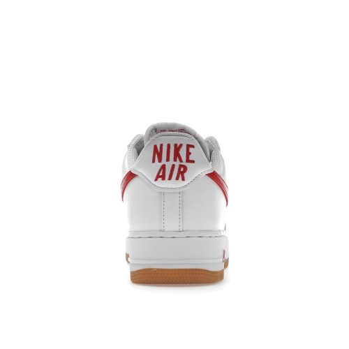 Кроссы Nike Air Force 1 07 Low Color of the Month University Red Gum - мужская сетка размеров