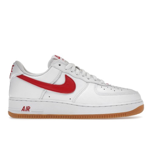 Кроссы Nike Air Force 1 07 Low Color of the Month University Red Gum - мужская сетка размеров