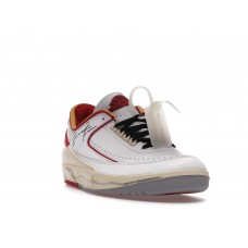 Кроссовки Jordan 2 Retro Low SP Off-White White Red