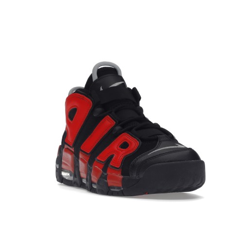 Кроссы Nike Air More Uptempo 96 Alternates Split Black Varsity Red - мужская сетка размеров