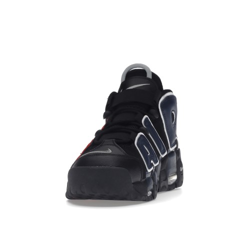 Кроссы Nike Air More Uptempo 96 Alternates Split Black Varsity Red - мужская сетка размеров