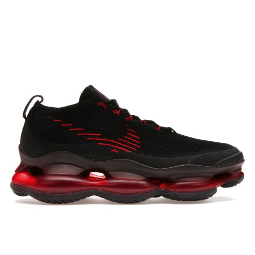 Кроссы Nike Air Max Scorpion FK Black University Red - мужская сетка размеров