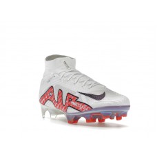 Nike Zoom Mercurial Superfly 9 Elite FG White Bright Crimson
