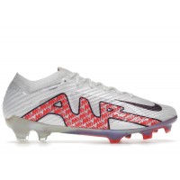 Nike Zoom Mercurial Vapor 15 Elite FG White Bright Crimson