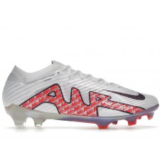 Nike Zoom Mercurial Vapor 15 Elite FG White Bright Crimson