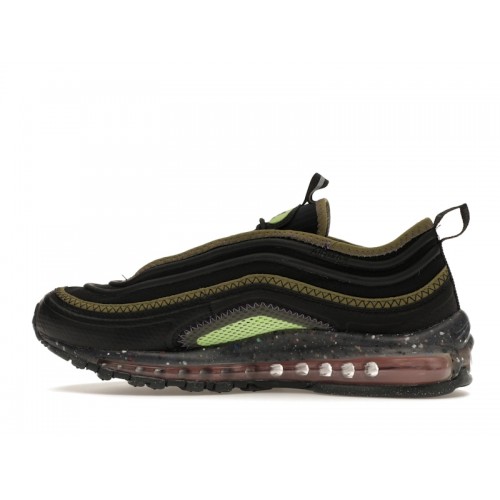 Кроссы Nike Air Max 97 Terrascape Black Elemental Pink Lime - мужская сетка размеров