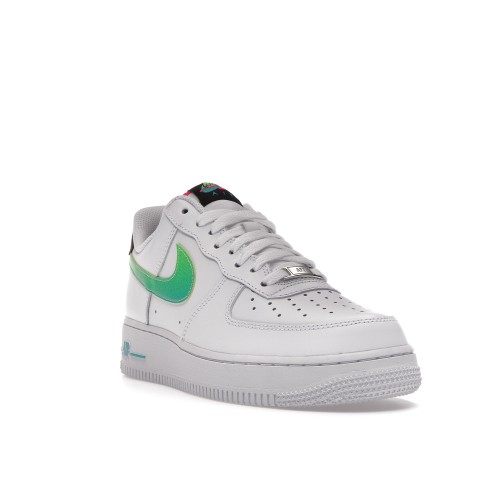 Кроссы Nike Air Force 1 Low 07 LV8 White Aquamarine - мужская сетка размеров