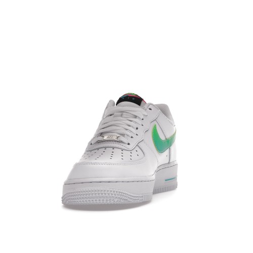 Кроссы Nike Air Force 1 Low 07 LV8 White Aquamarine - мужская сетка размеров