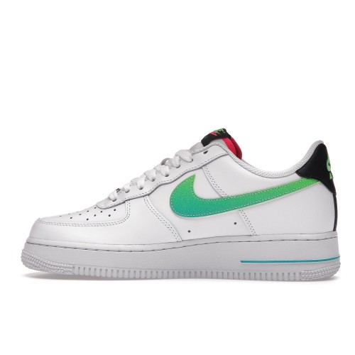 Кроссы Nike Air Force 1 Low 07 LV8 White Aquamarine - мужская сетка размеров