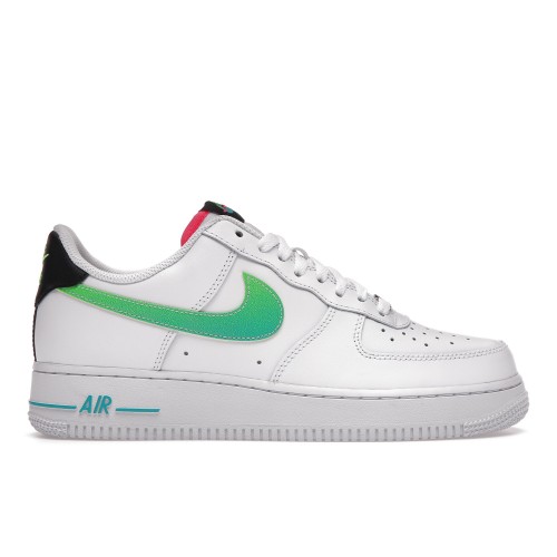 Кроссы Nike Air Force 1 Low 07 LV8 White Aquamarine - мужская сетка размеров