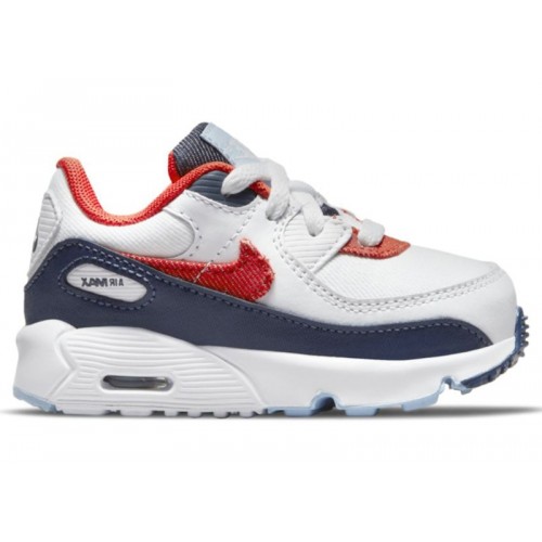 Nike Air Max 90 TD USA Denim - детская сетка размеров