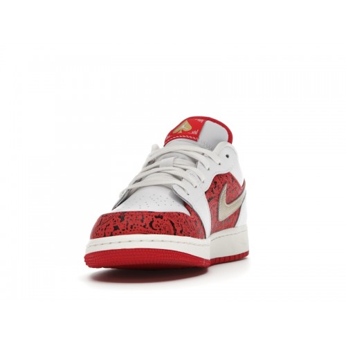 Кроссы Jordan 1 Low Spades (GS) - подростковая сетка размеров