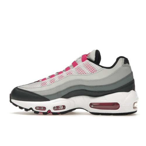 Кроссы Nike Air Max 95 Next Nature White Cool Grey Pink (W) - женская сетка размеров