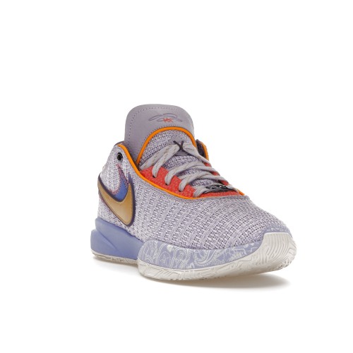 Кроссы Nike LeBron 20 Violet Frost - мужская сетка размеров