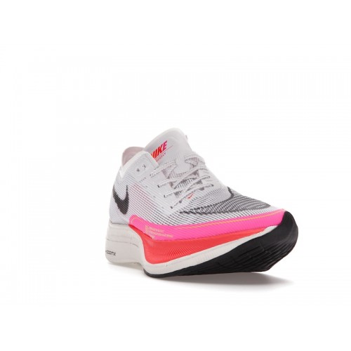 Кроссы Nike ZoomX Vaporfly Next% 2 White Pink - мужская сетка размеров