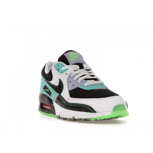 Nike Air Max 90 Exeter Edition White Multi (W) - женская сетка размеров