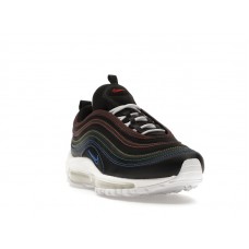 Женские Nike Air Max 97 Black Rainbow Stitching (W)