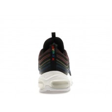 Женские Nike Air Max 97 Black Rainbow Stitching (W)