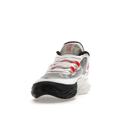 Кроссы Nike Kyrie 8 White University Red - мужская сетка размеров